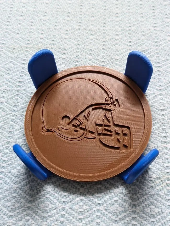 Cleveland Browns Coaster w/holder (holds 6)