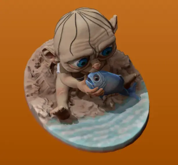 GOLLUM BABY CARTOON
