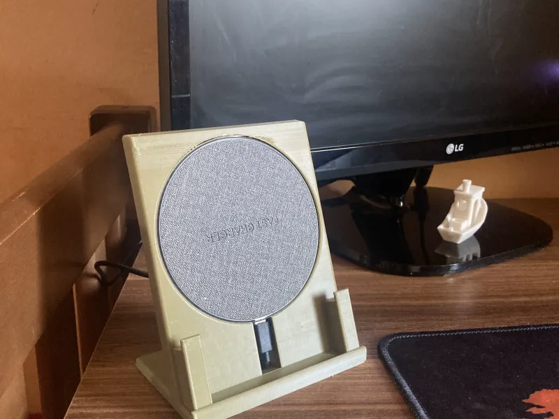 Phone Holder With Wireless Charging.
