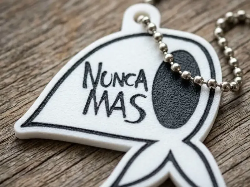 LLAVERO "NUNCA MAS"