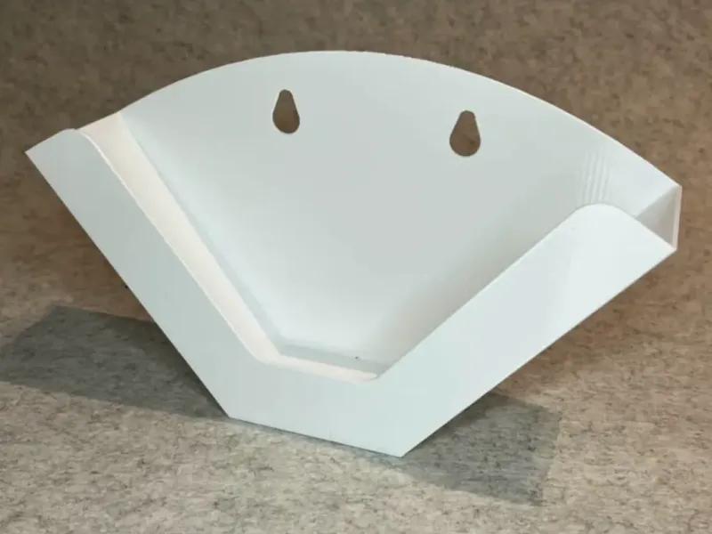 Coffee filter stand wall holder
