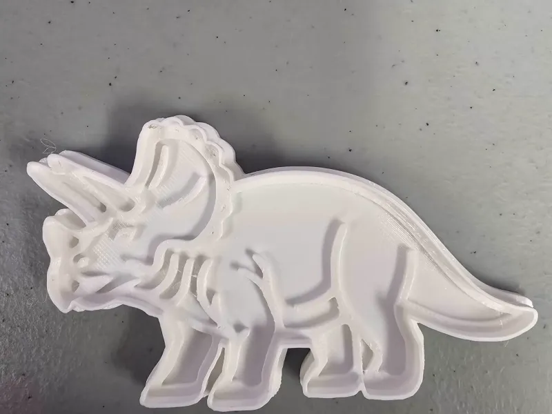 Triceratops Cookie / Playdough Cutter
