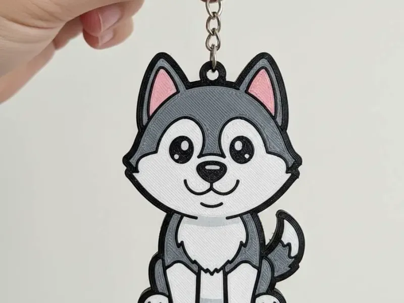 Llavero Husky (Keyring)