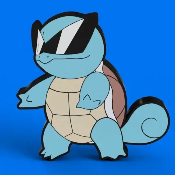 Ash's Squirtle Lightbox