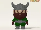 Viking Knit Dwarf – Chibi Style-1