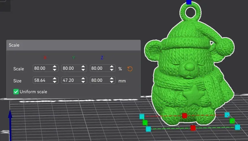 Christmas Knitted 🎁 Polar Bear Ornament Winter Hug ❄️