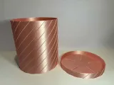 Large basic planter with drip plate-1