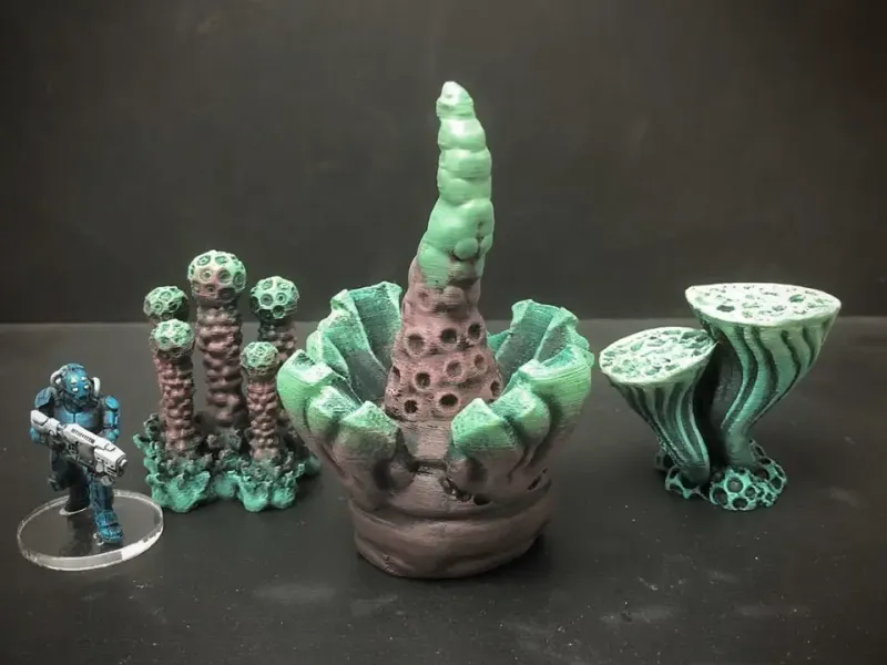 Alien-Flora-Serie 3 (beliebiger Maßstab)