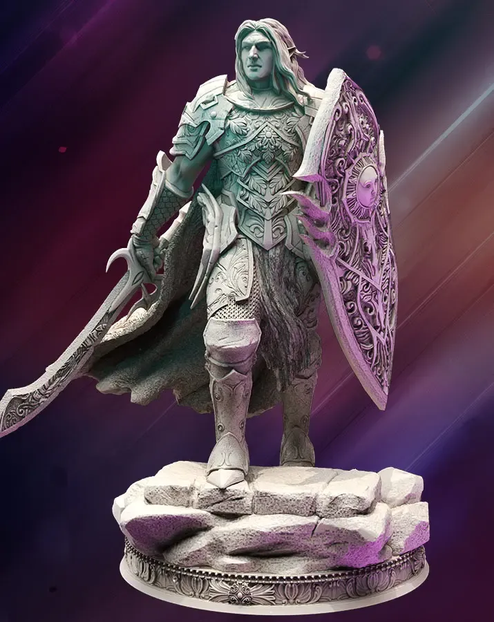 Paladín elfo - Yinsylim