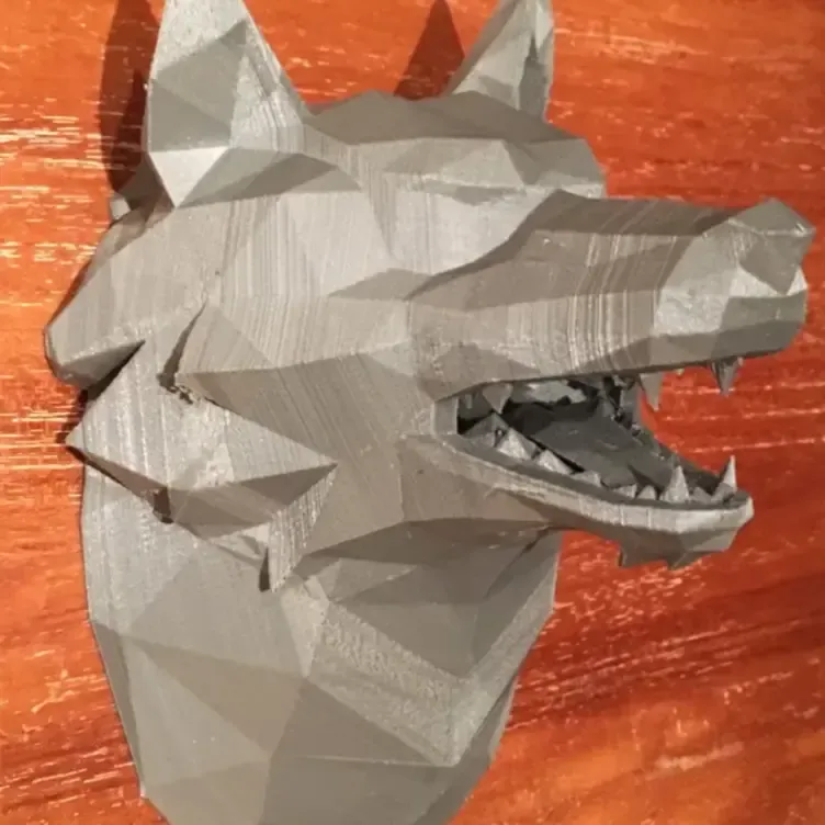 Wolf wall mount. great for holding glasses
