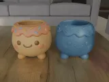 Cute Donut Planter candy or container STL File for 3D Printi-0