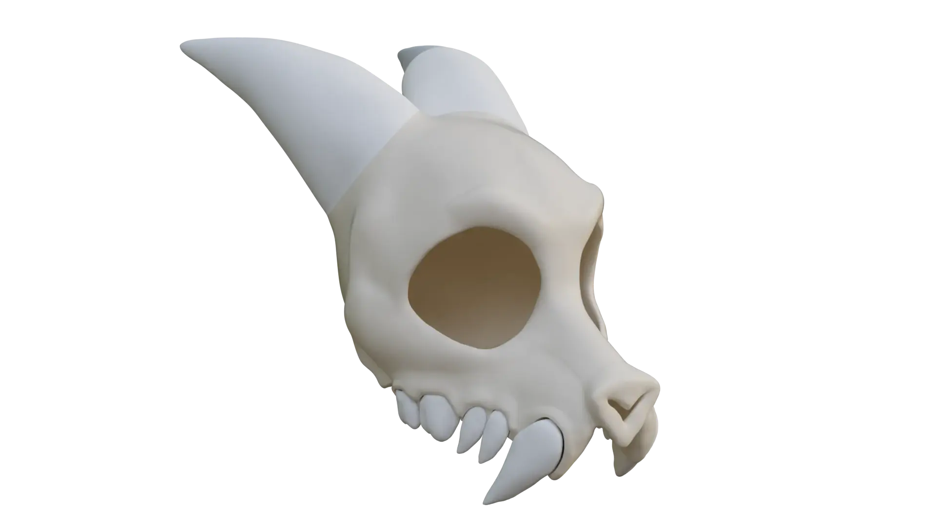 King Clawthorne mask (bone helmet) - The Owl House (2020)