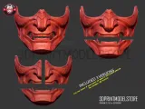 Ghost of Tsushima Mask - Japanese Kitsune Ghost Mask-6