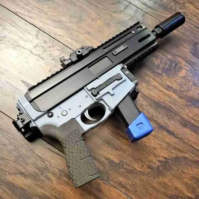 mac 10 w/ 9mm conversion airsoft "fully Convert & Functional