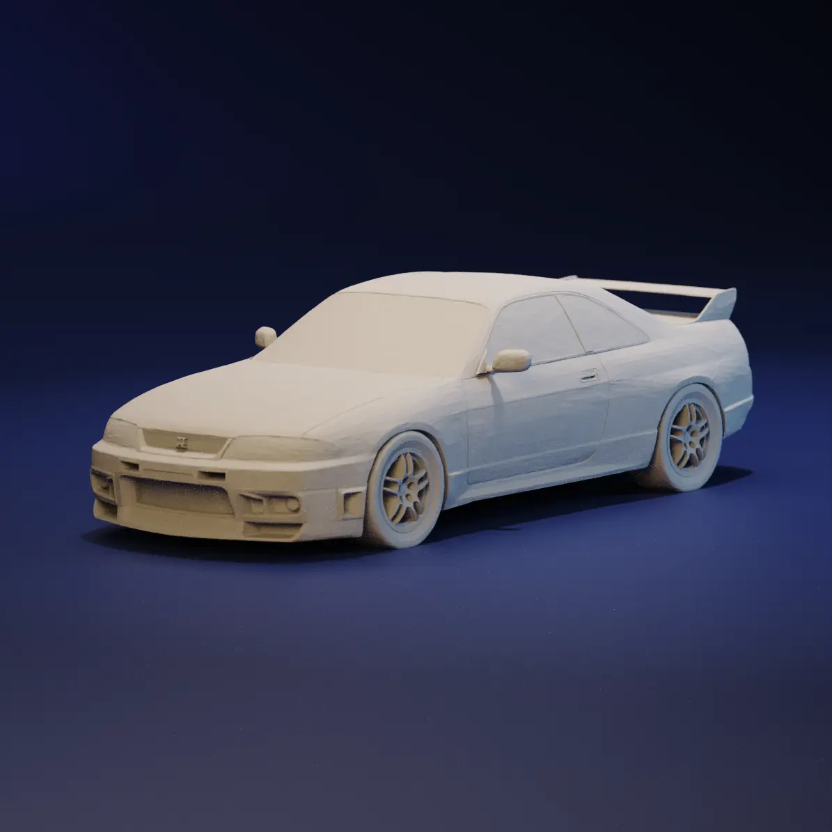 Vehicles & Machinery STL Download - NISSAN SKYLINE GTR R33 - 3D MODELby ...