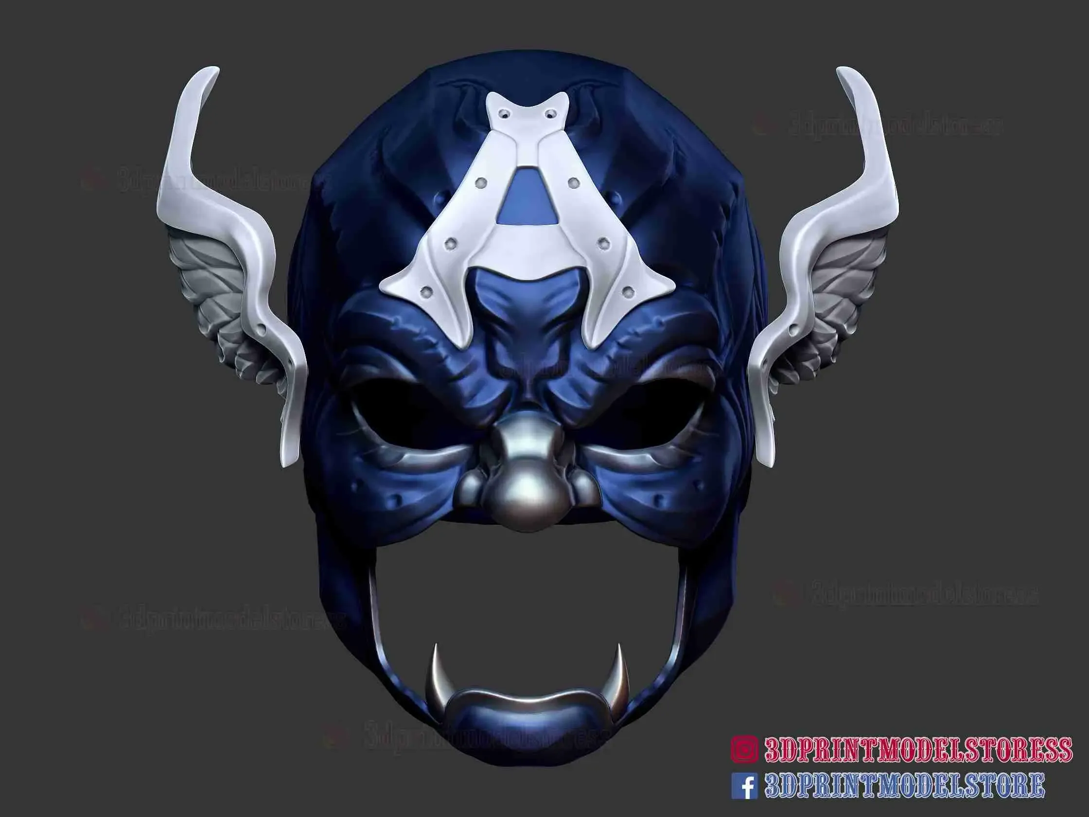 Samurai Captain America Helmet - Samurai Heroes Marvel