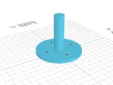 wall mount for 17mm pole frame kids area prototype-0