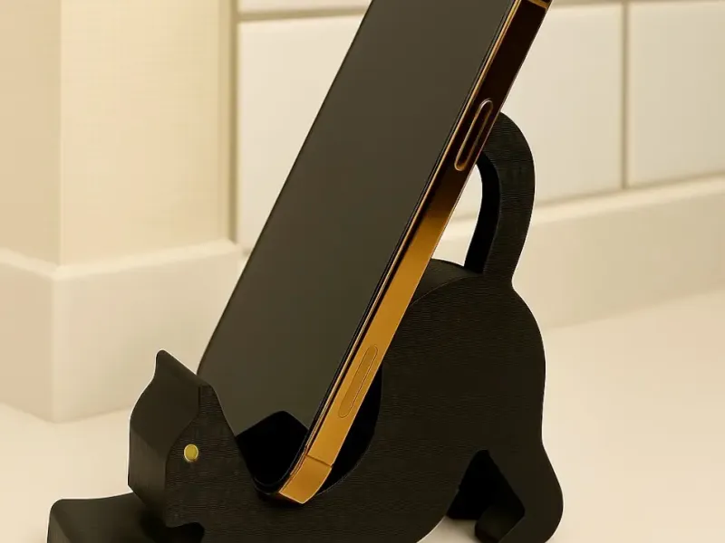 Katzenförmiger Handyhalter