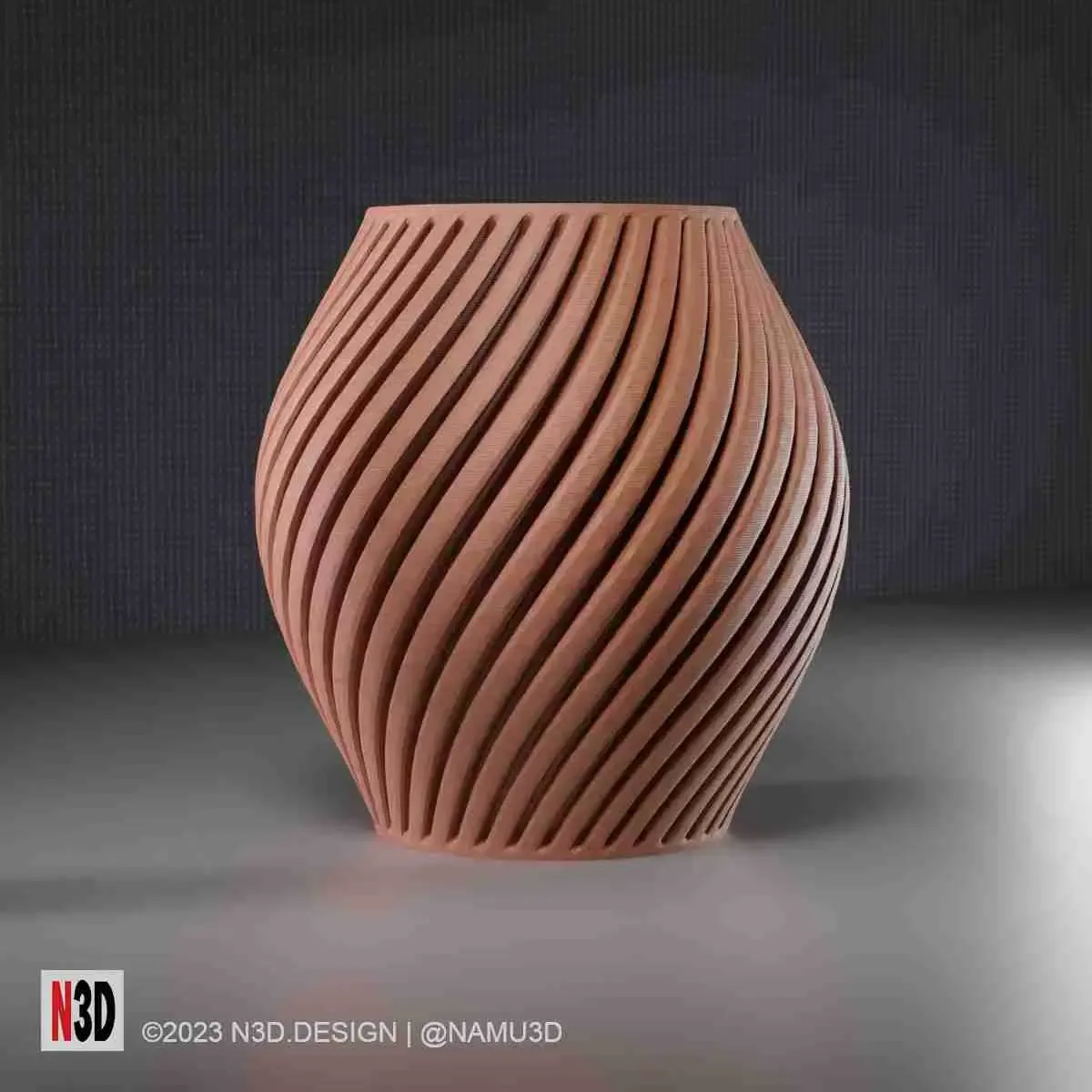 Vase 1004 - Twist vase