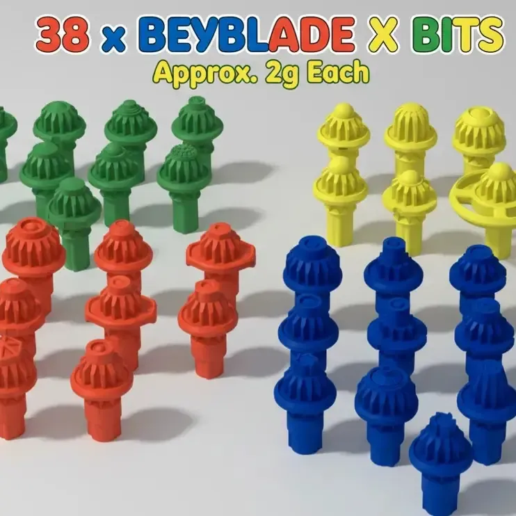 40 official beyblade x bits