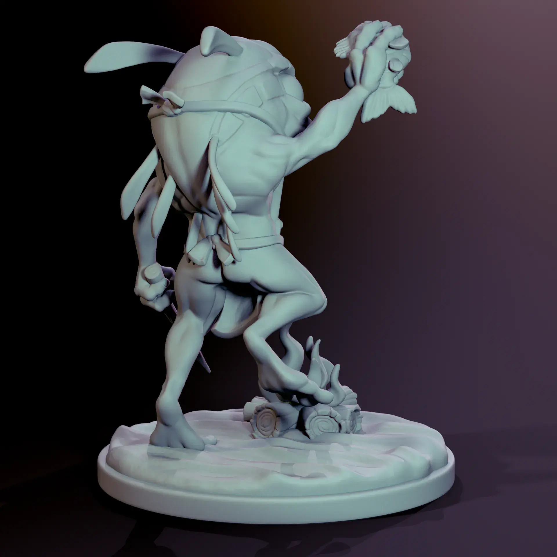 Characters & Creatures STL Download - "Captain" Cookie Murloc Jumpingby ...