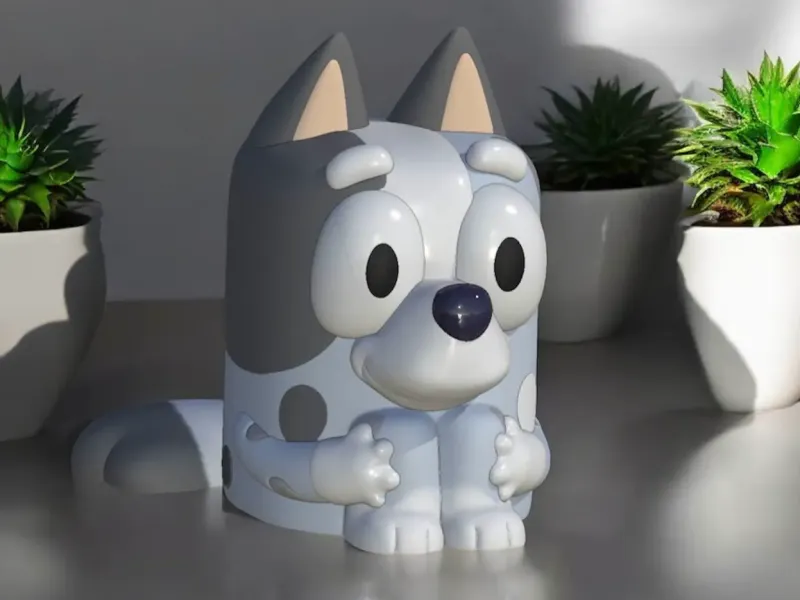 MUFFIN WITHOUT SUPPORTS - BLUEY
