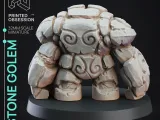Golem de Pedra - Constructo - PRESUPORTADO - D&amp;D 32mm-3