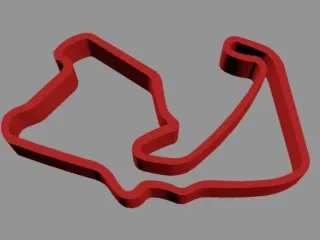 MINIATURE SILVERSTONE F1 TRACK