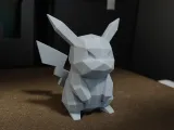 Pikachu - Lowpoly-3