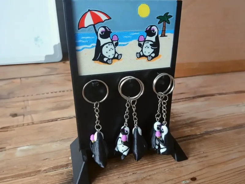 Key Chain Holder with space for an image