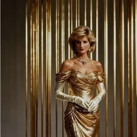 Girl in gold