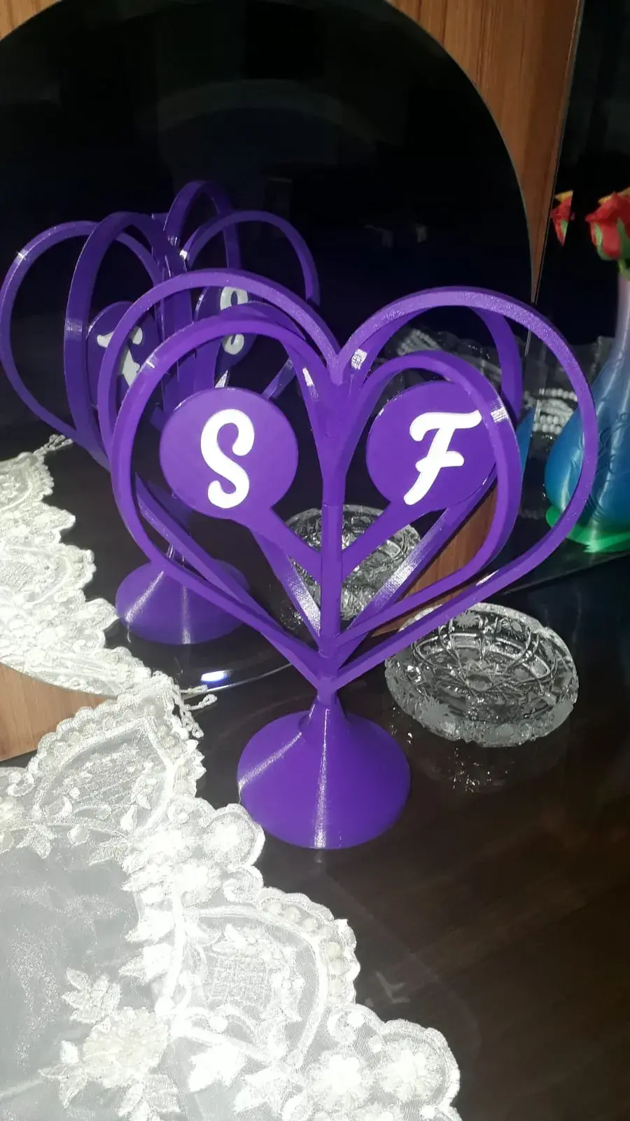 for lover VALENTINES DAY GIFT spinning heart Rotating Hearts