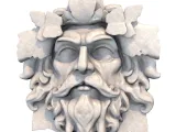 Green Man Fantasy Architectural Face Vol.6-0