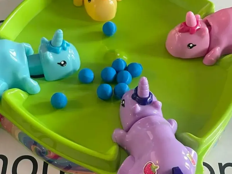 Hungry animals, Hippos, etc Marble Replacement - tray of 9