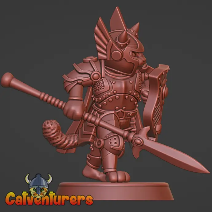 Prince Purrpaws Paladin Cat