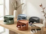 Spinning Rotating Jewelry, Makeup, Desk Organizer, Storage-7
