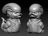 Rubber Duck - Xenomorph - Alien model - 3D print-2