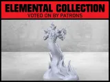 Greater Fire Elemental - Tabletop Miniature-1