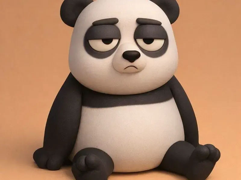 Bored Panda - Oso Panda Aburrido