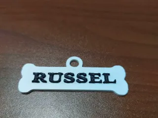 Russel dog tag