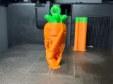 Cute Carrot Keychain - Easy & Fun 3D Print-3