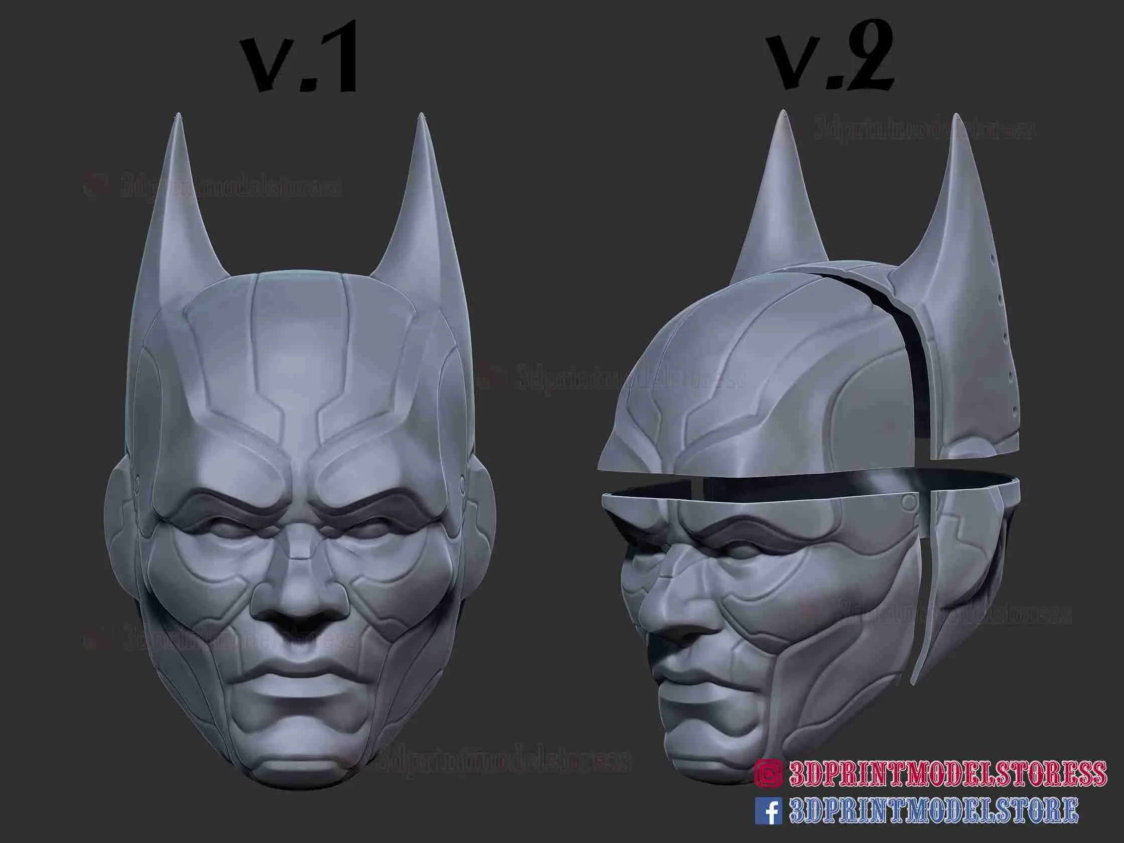 Batman Beyond Cowl Cosplay - DC Comics - The Batman