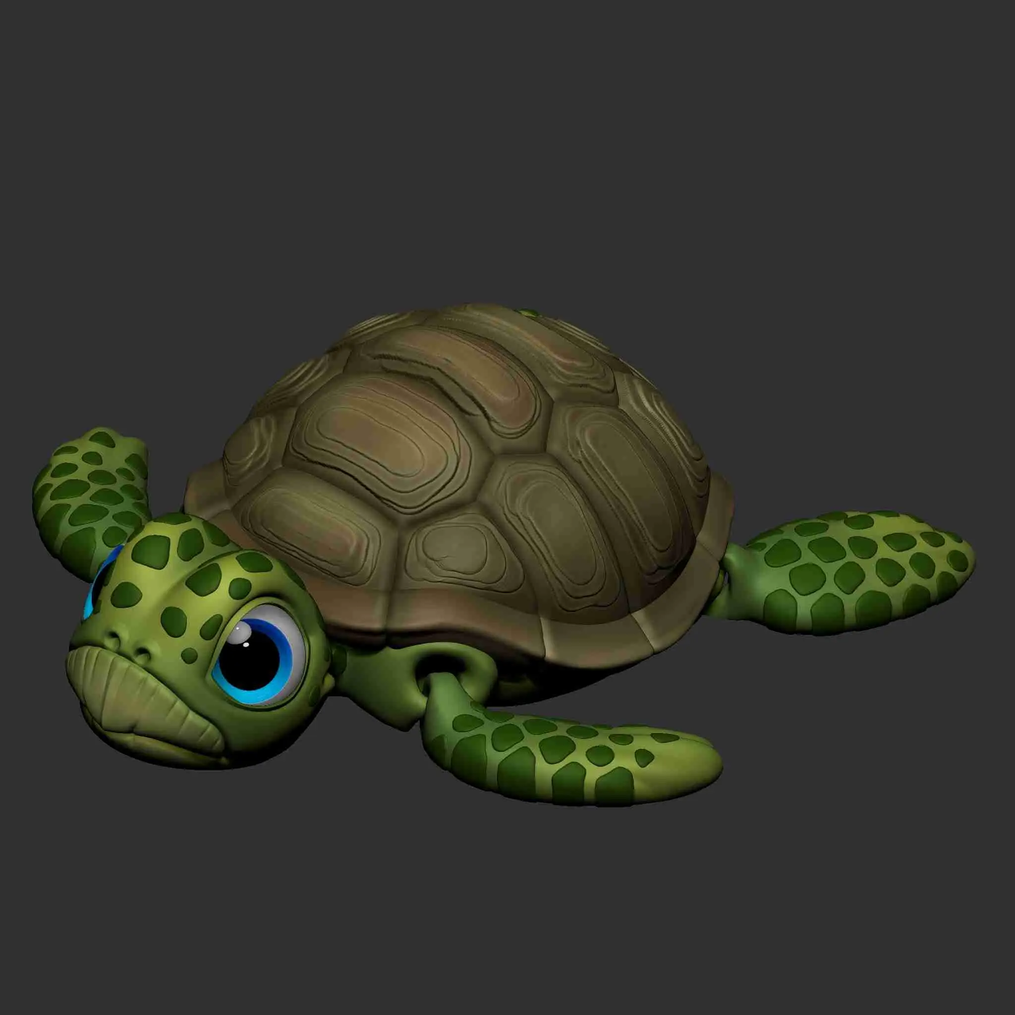 CUTE TURTLE (PRINT IN PLACE)