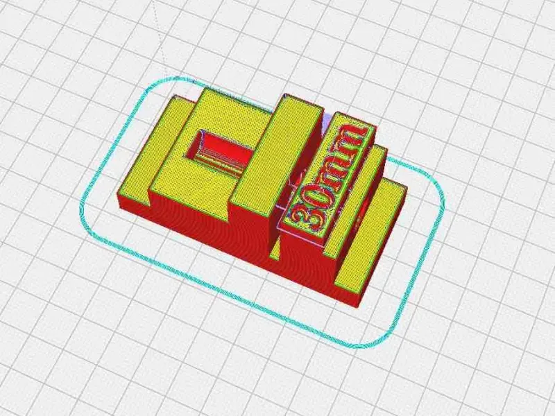 Precision Cut Wood Template - 30mm