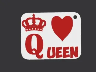 Queen Keychain