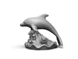 Dolphin sculpture-3