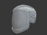 Sci-Fi Helmet – Futuristic High-Detail 3D Printable-0