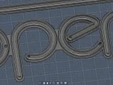 Neon Flex Led Sign OPEN, 6mm strip -2 Sizes-2