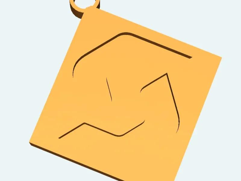 Scott mtb keychain logo