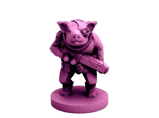 Commando Homme-Cochon (échelle 18 mm)